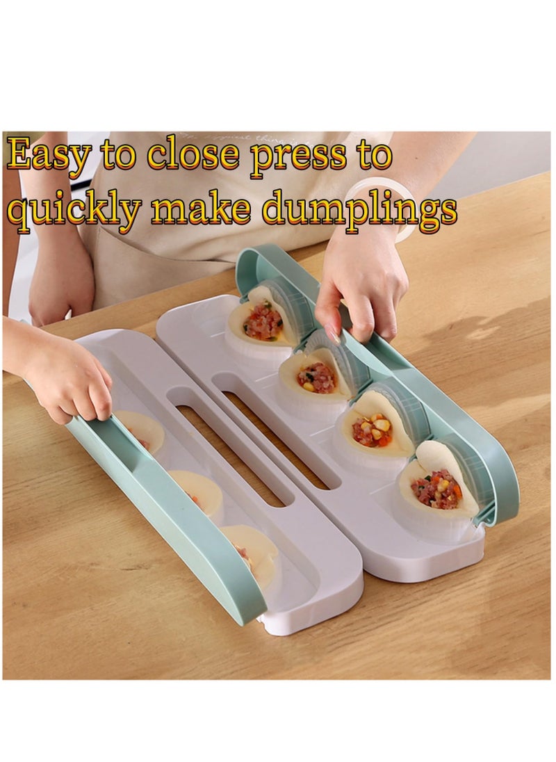 Excefore - Dumpling Maker, 8 In 1 Dumpling Maker Press, Automatic Dumpling Maker Machine with Spray Bottle and Skin Cutter, Manual pressing dumpling maker mold, Wonton, Potsticker, Food Grade Safe - Image 1