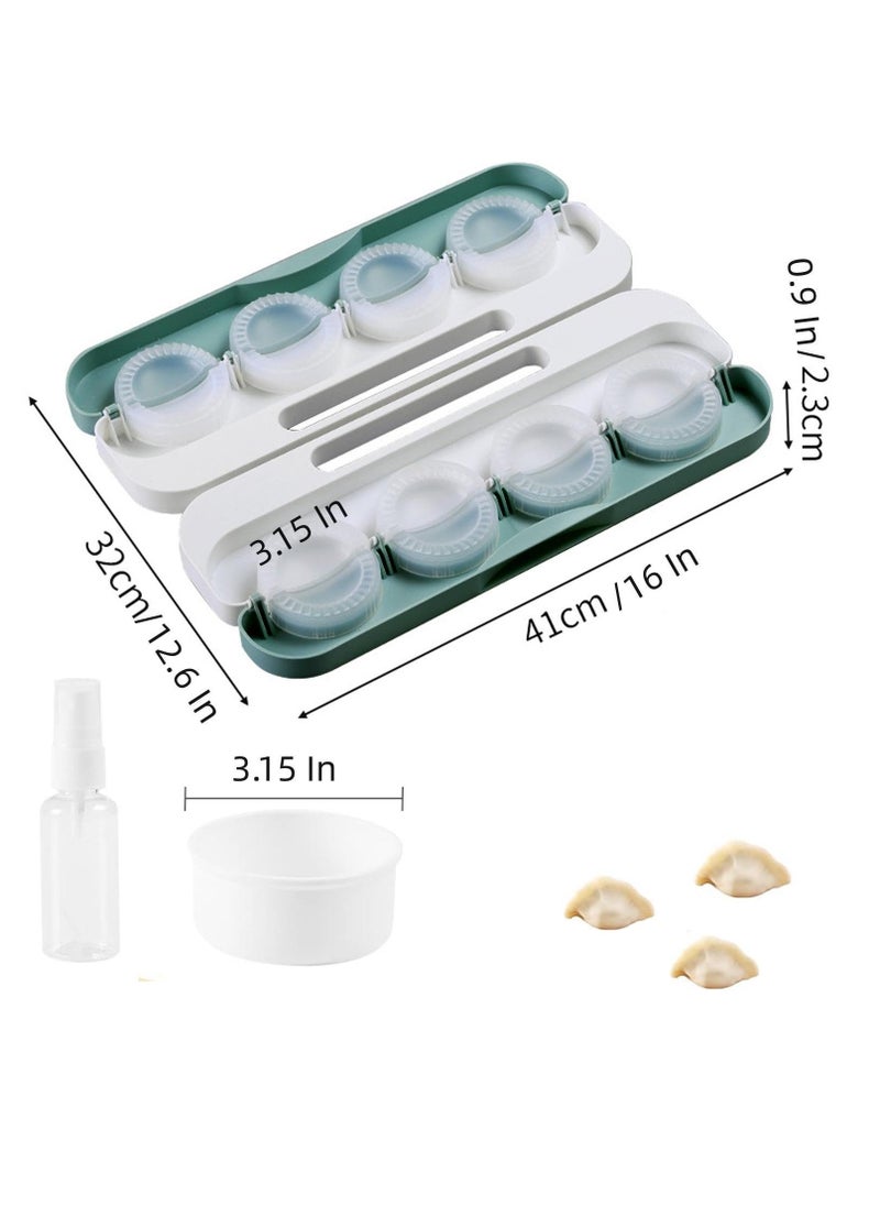 Excefore - Dumpling Maker, 8 In 1 Dumpling Maker Press, Automatic Dumpling Maker Machine with Spray Bottle and Skin Cutter, Manual pressing dumpling maker mold, Wonton, Potsticker, Food Grade Safe - Image 1