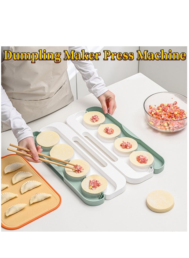 Excefore - Dumpling Maker, 8 In 1 Dumpling Maker Press, Automatic Dumpling Maker Machine with Spray Bottle and Skin Cutter, Manual pressing dumpling maker mold, Wonton, Potsticker, Food Grade Safe - Image 1
