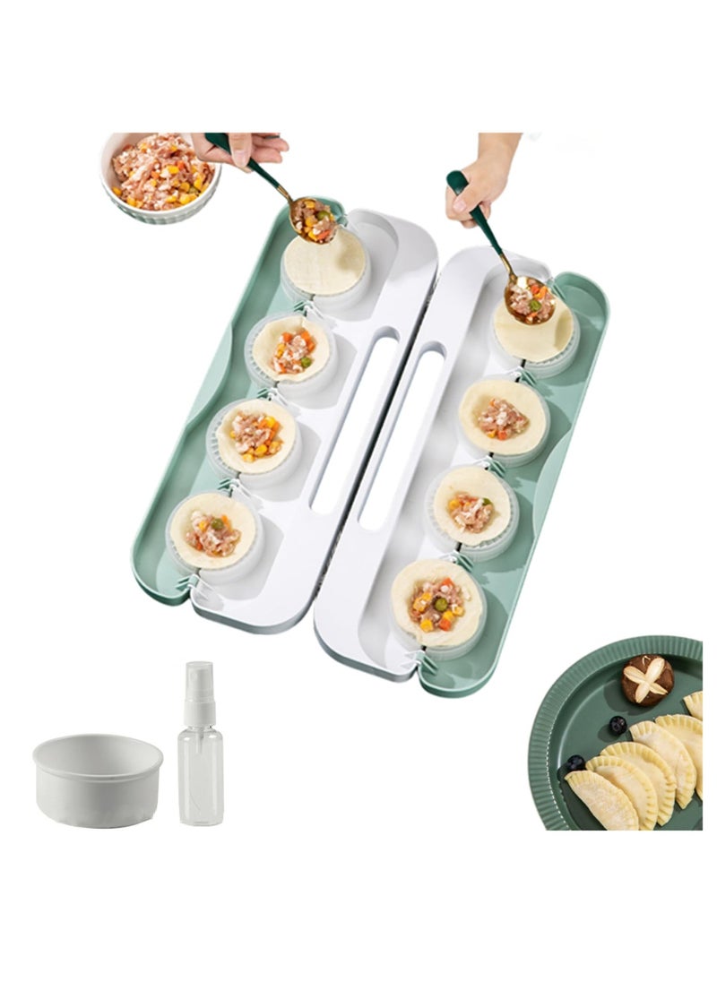 Excefore - Dumpling Maker, 8 In 1 Dumpling Maker Press, Automatic Dumpling Maker Machine with Spray Bottle and Skin Cutter, Manual pressing dumpling maker mold, Wonton, Potsticker, Food Grade Safe - Image 1