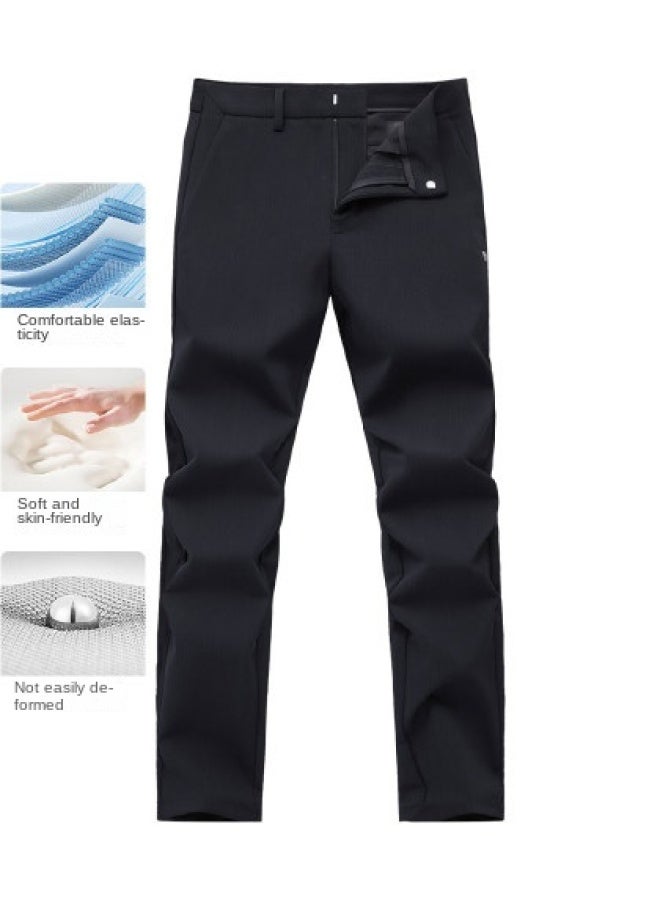 Septwolves Daily Commute】men's Casual Pants Fashion Stretch Casual Striped Print Trousers Comfortable Durable Slim Fit Pants - Image 1