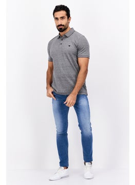 Wrangler Men Regular Fit Heather Short Sleeves Casual Shirt, Grey  - Image 4