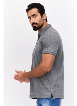 Wrangler Men Regular Fit Heather Short Sleeves Casual Shirt, Grey  - Image 2