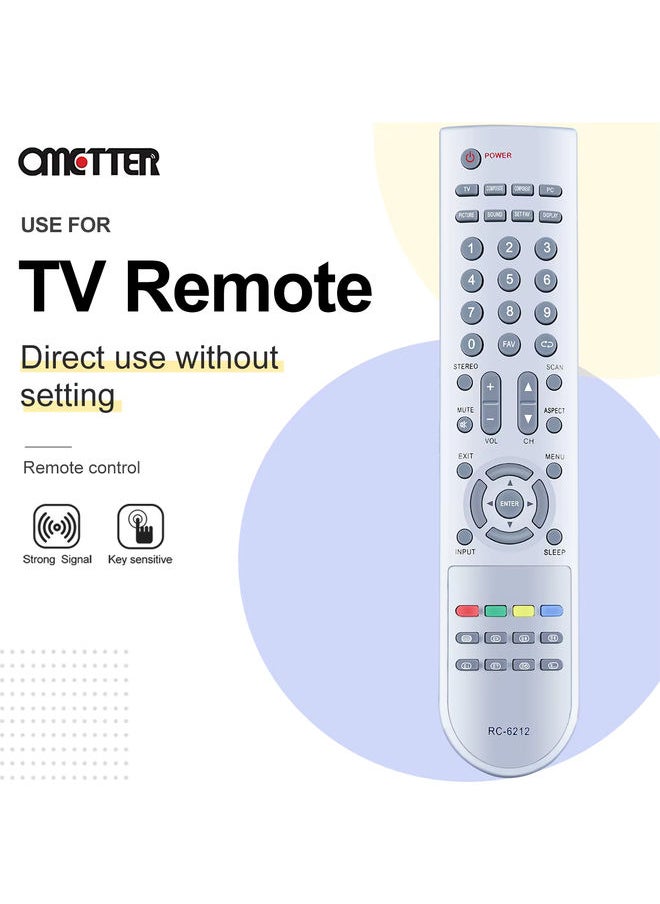 OMETTER - New RC-6212 Suitbale for Malata Daewoo LCD TV Remote Control Controller - Image 1