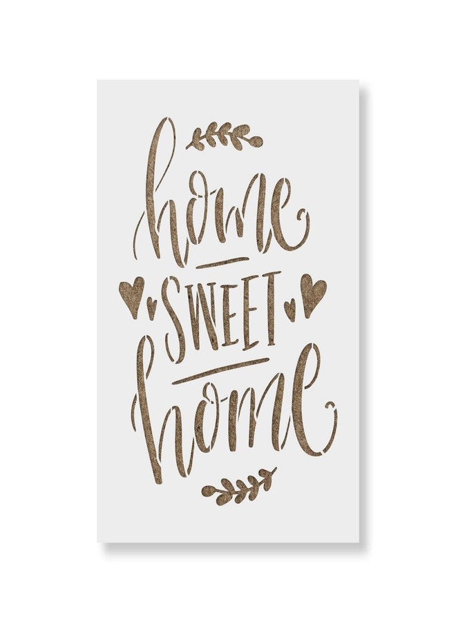 Stencil Revolution Home Sweet Home Stencil Template - Reusable Stencil with Multiple Sizes Available - Image 1