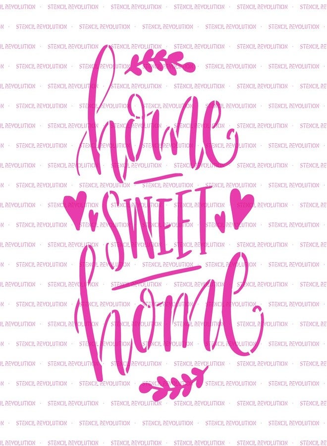 Stencil Revolution Home Sweet Home Stencil Template - Reusable Stencil with Multiple Sizes Available - Image 5