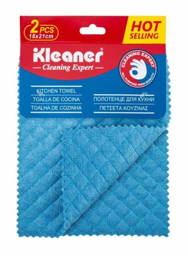 Kleaner 2Pcs Microfiber Kitchen Towel
