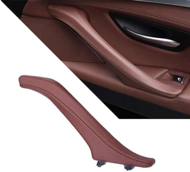Right Passenger Side Door Handle Assembly, Compatible with BMW 5 Series F10 F11, Interior Door Handle Complete Replacement for BMW 520 523 525 528 530 535 2010-2017(Brown) - Image 2