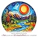 Purdicra Wooden Puzzles for Adults Unique Animal Shaped Sunrise Scenery Puzzle 3D Vision Wooden Jigsaw Puzzle Christmas Birthday Gifts for FriendsFamily Home Decor 85 85in 100pcs - Image 4