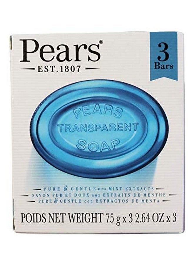 Pears Soap With Mint Extract 35 Ounce Bars 3 Each  - Image 1