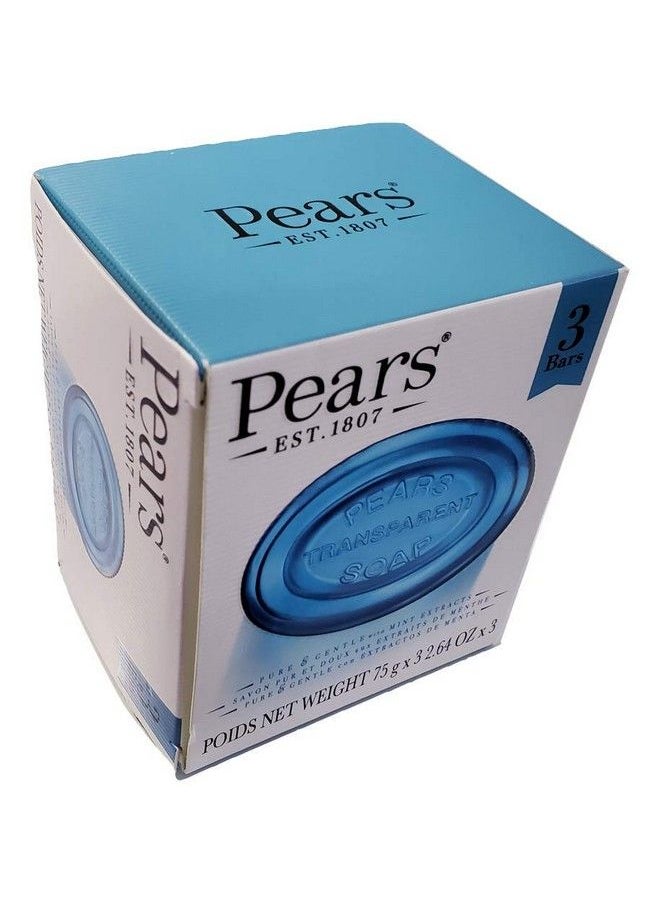 Pears Soap With Mint Extract 35 Ounce Bars 3 Each  - Image 4