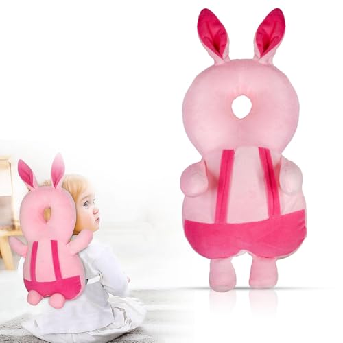 Kausbabi Baby Head Protector Cushion Plush Soft Multicolor Toy Early Learning Toy Fall Protection Helmet Baby Head Protector Child Adjustable Shoulder Strap - Image 1