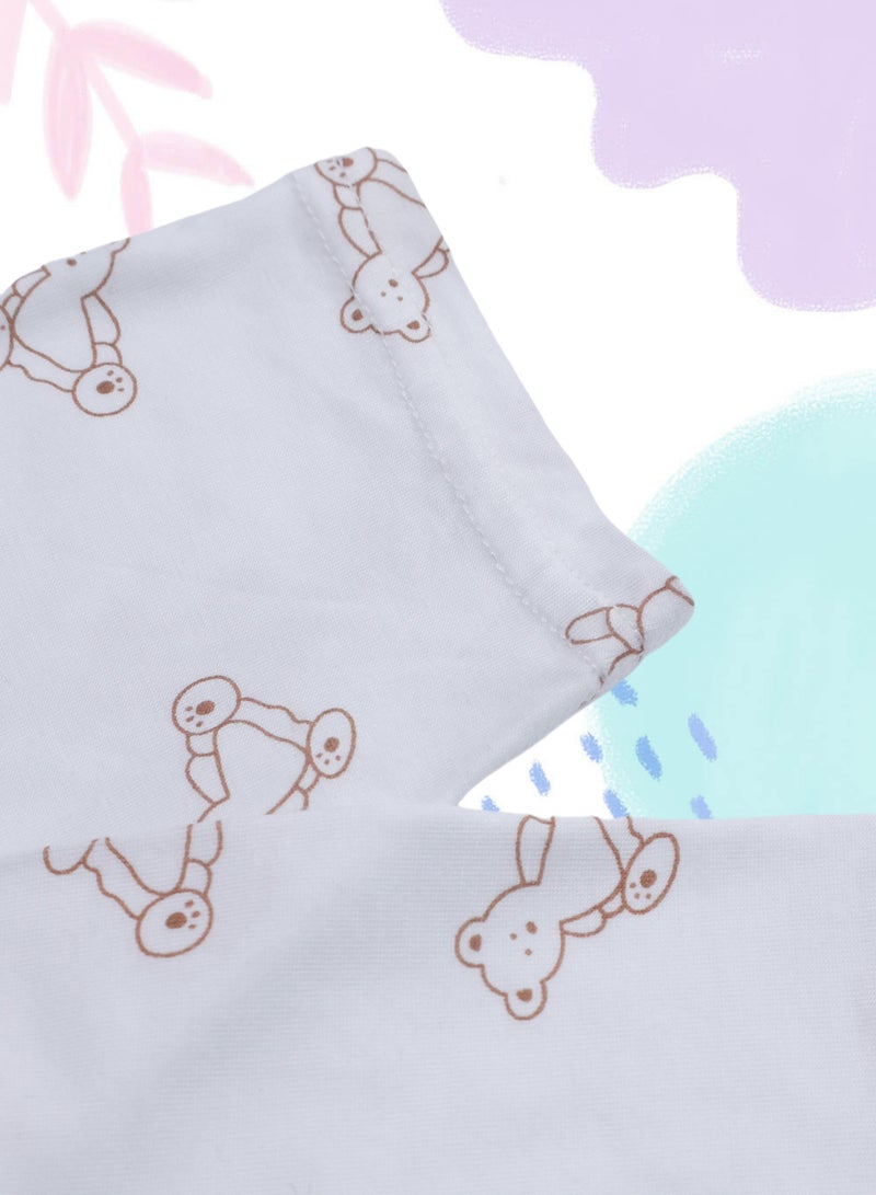Baby Pullover Bodysuit - Short-sleeve, Lyocell Blend, Snap Crotch, Ultra-Light & Breathable - For 3-18 Months  - Image 4