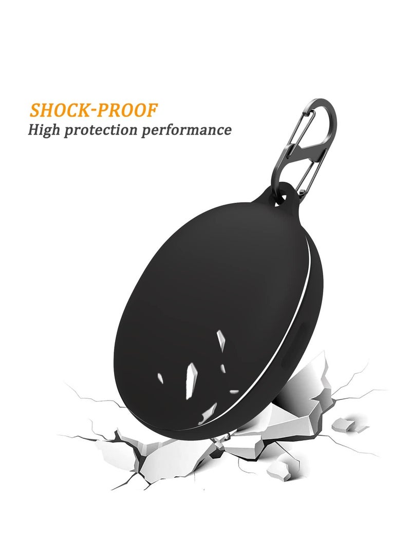 Shockproof Protective Silicone Cover Compatible with Anker Liberty 3 Pro (Black) - Image 5