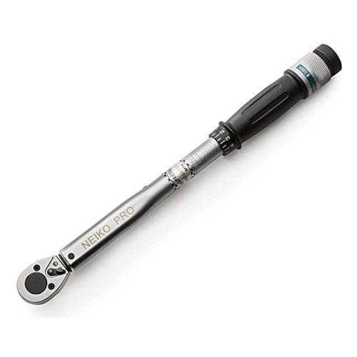 Neiko PRO 03707B 3/8" Torque Wrench, 3/8” Drive SAE, 15-80 Ft-Lb, 14” Length, Adjustable Click Torque Wrench, Chrome Vanadium Cr-V Steel - Image 1