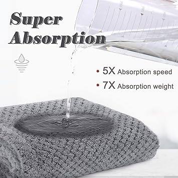 FREATECH 3Pack Microfibre Hair Towel Wrap Antifrizz Turbans Super Absorbent and Soft Hair Drying Towel with 3 Adjustable Buttons for Women Men Kids Wet Curly Long Plopping - Image 3