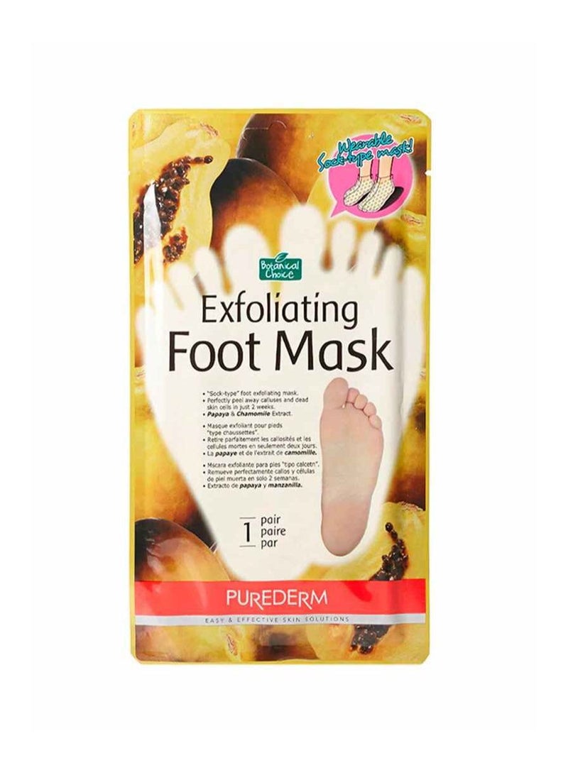 Purederm Exfoliating Foot Mask White/Yellow