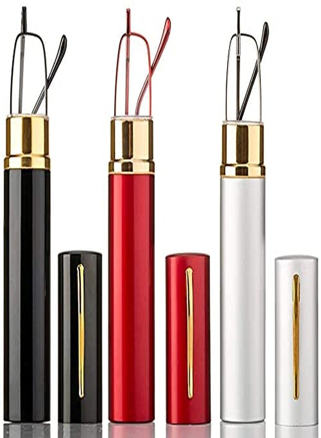 جي ار اس عبوة من 3 نظارات قراءة رفيعة من JRS Optical، مناسبة لقراءة الكمبيوتر، والرؤية القريبة، والقراءة عبر الهاتف المحمول، وقراءة الصحف، مع حافظة ألومنيوم محمولة وقطعة قماش ناعمة للتنظيف، للرجال والنساء، للجنسين، لمن هم فوق سن 39 عامًا. (لون عشوائي: +3.00) - Image 2