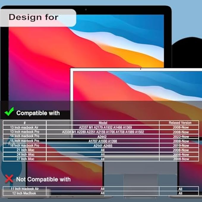 rayihni MAC OS KEYBOARD SHORTCUT STICKER, SHORTCUT KEY LABELS FOR 13-16 INCH MACBOOK PRO AIR AND 21-27 INCH IMAC, EASY PEEL-AND-STICK RESIDUE-FREE VINYL FOR PRODUCTIVITY STUDENTS AND PROFESSIONALS, 1PCS - Image 3