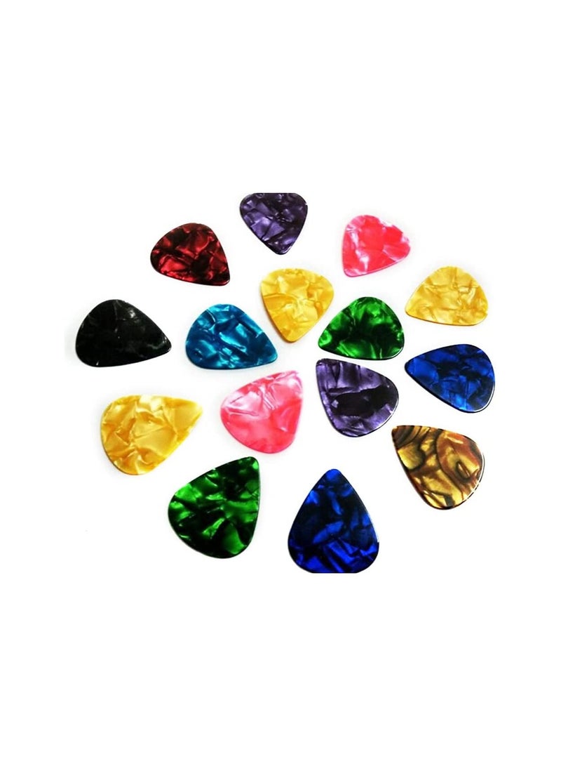 Megarya 10Pcs/Set Random Color Guitar Picks Celluloid Electric Smooth Guitar Pick Bass Acoustic Guitar Accessories Professional and Fashion  - Image 1