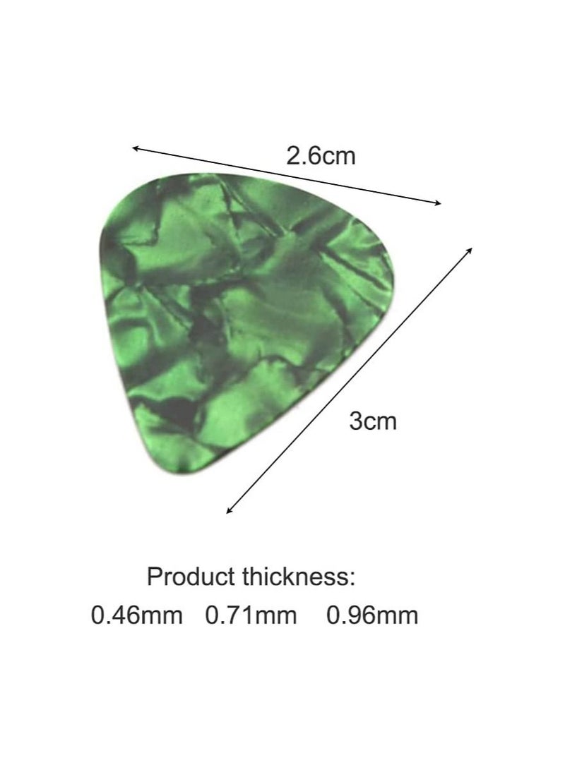 Megarya 10Pcs/Set Random Color Guitar Picks Celluloid Electric Smooth Guitar Pick Bass Acoustic Guitar Accessories Professional and Fashion  - Image 3
