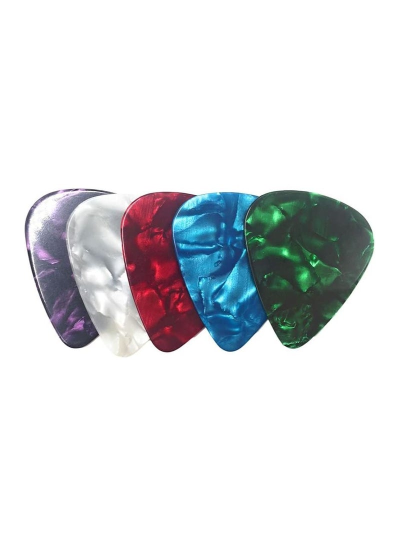 Megarya 10Pcs/Set Random Color Guitar Picks Celluloid Electric Smooth Guitar Pick Bass Acoustic Guitar Accessories Professional and Fashion  - Image 2