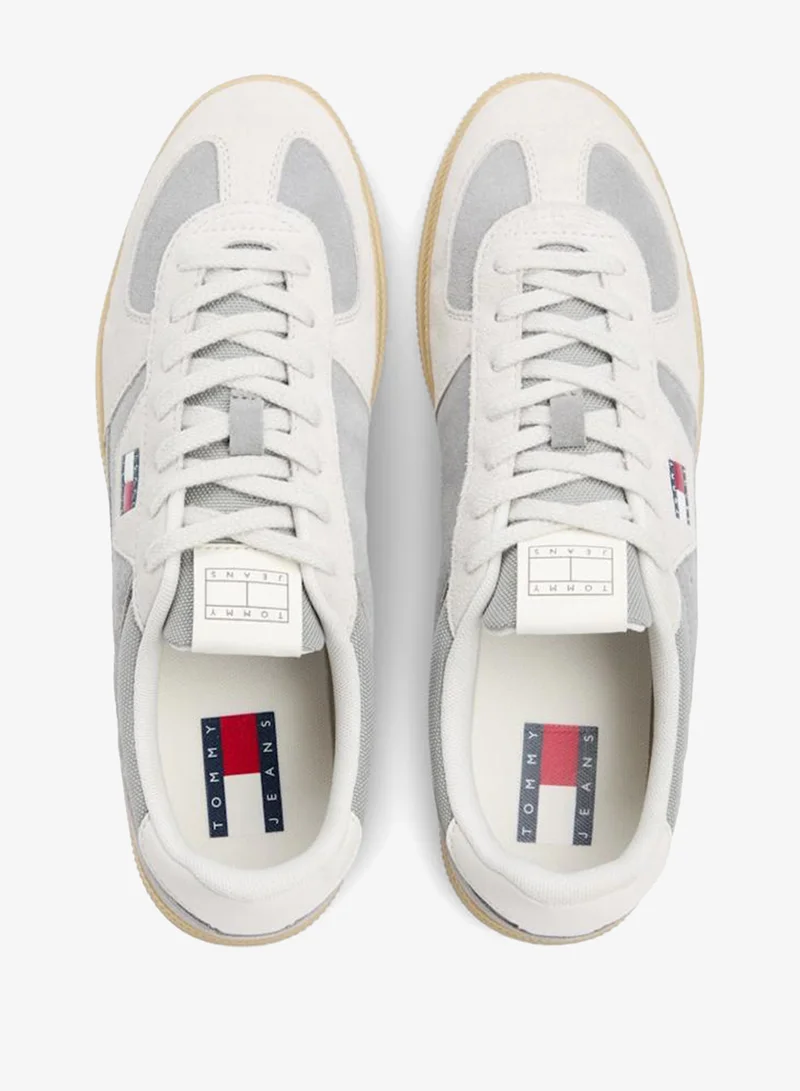 TOMMY JEANS Stratus Grey Wich Edge Suede Low Top Lace Up Sneakers for Men | Best Price UAE