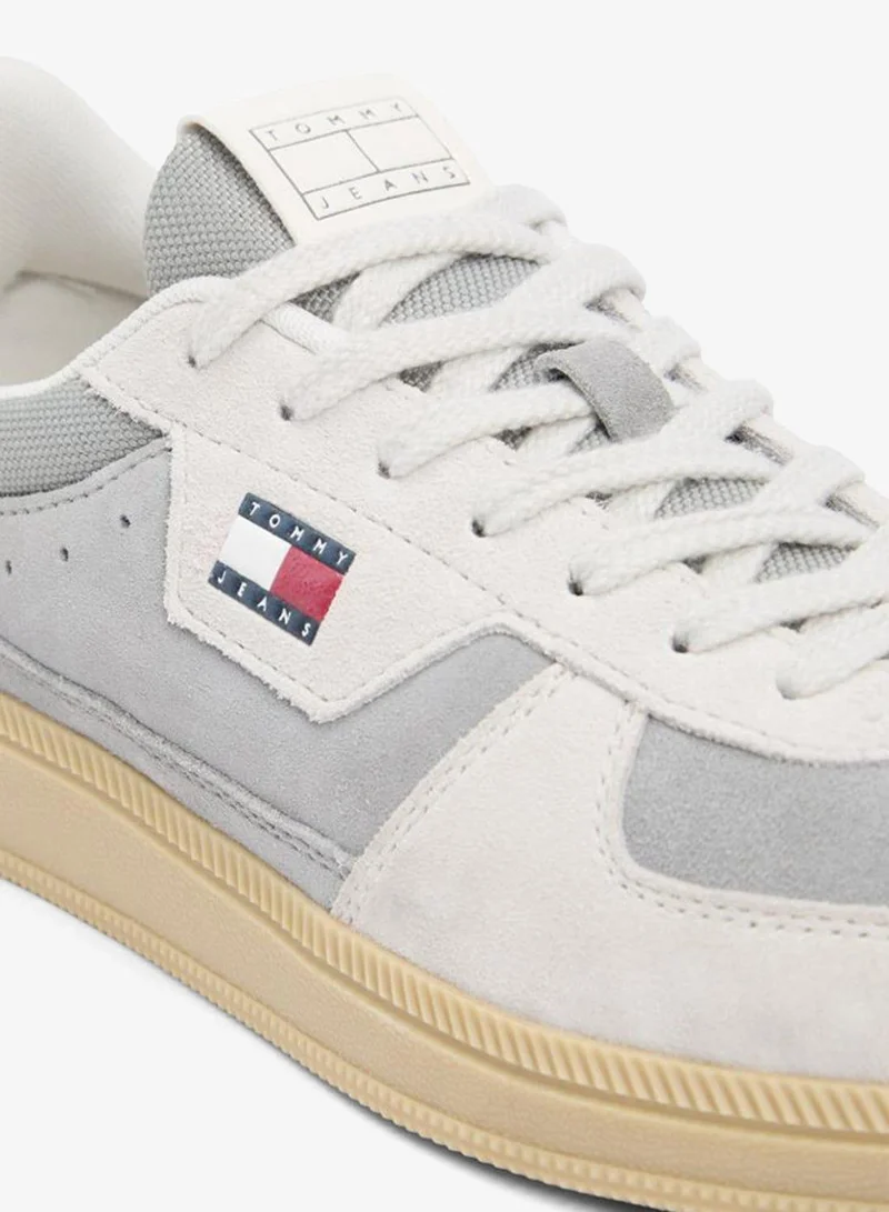 Tommy Jeans Stratus Grey The Greenwich Suede Sneakers for Men | Best Price UAE