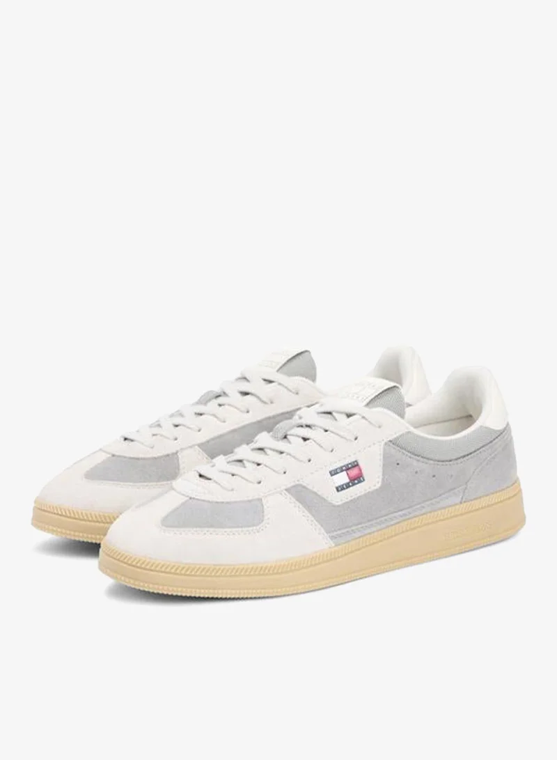 Tommy Jeans Stratus Grey The Greenwich Suede Sneakers for Men | Best Price UAE