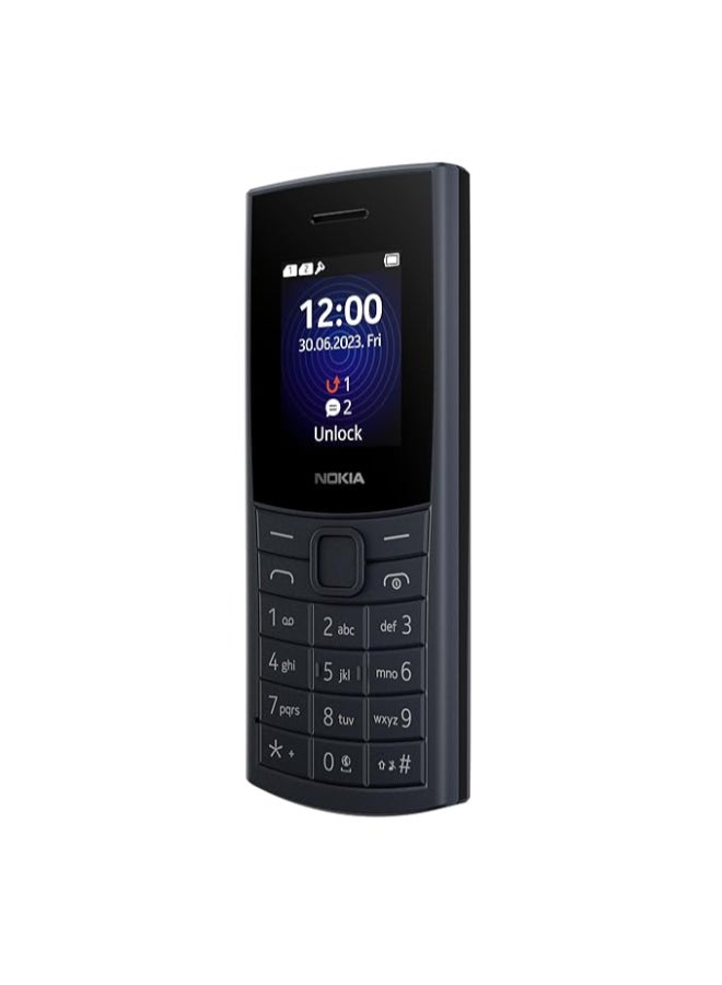 NOKIA Renewed -  110 4G Dual SIM, Keypad Mobile, Wireless FM Radio and Rear Camera - Midnight Blue - Image 2