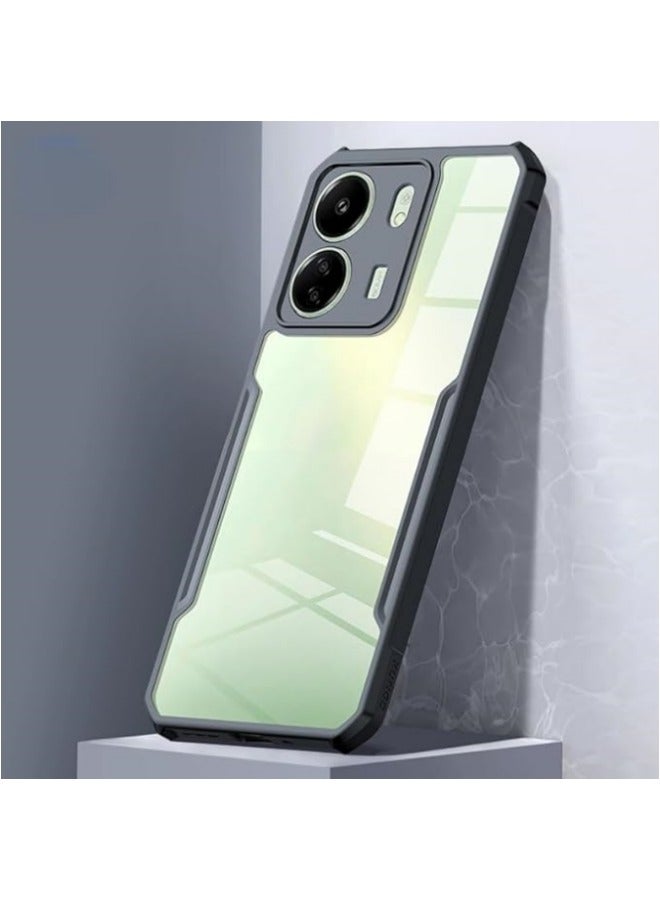 Compatible with Redmi 13C 5G Case Shockproof Fashion Clear Bumper Dustproof Antidrop Cover - Image 5
