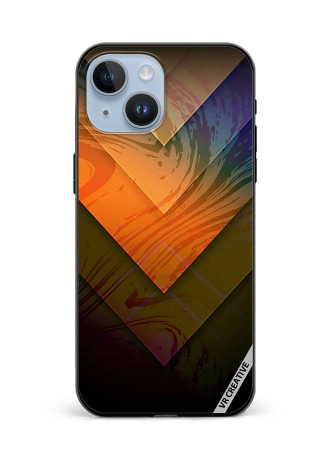 VR CREATIVE Protective Case Cover For Apple iPhone 15 Texture Design Multicolour - Image 1