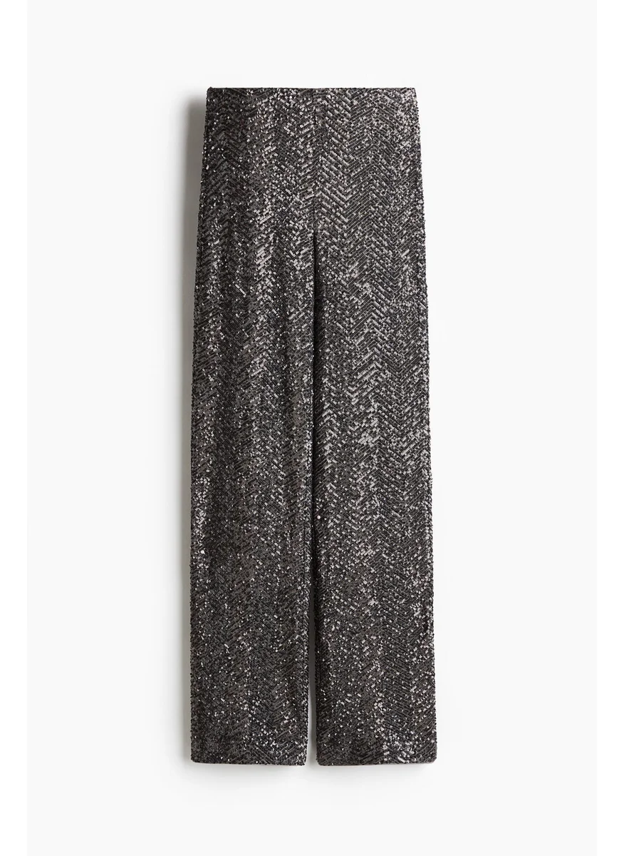 H&M Sequined Trousers