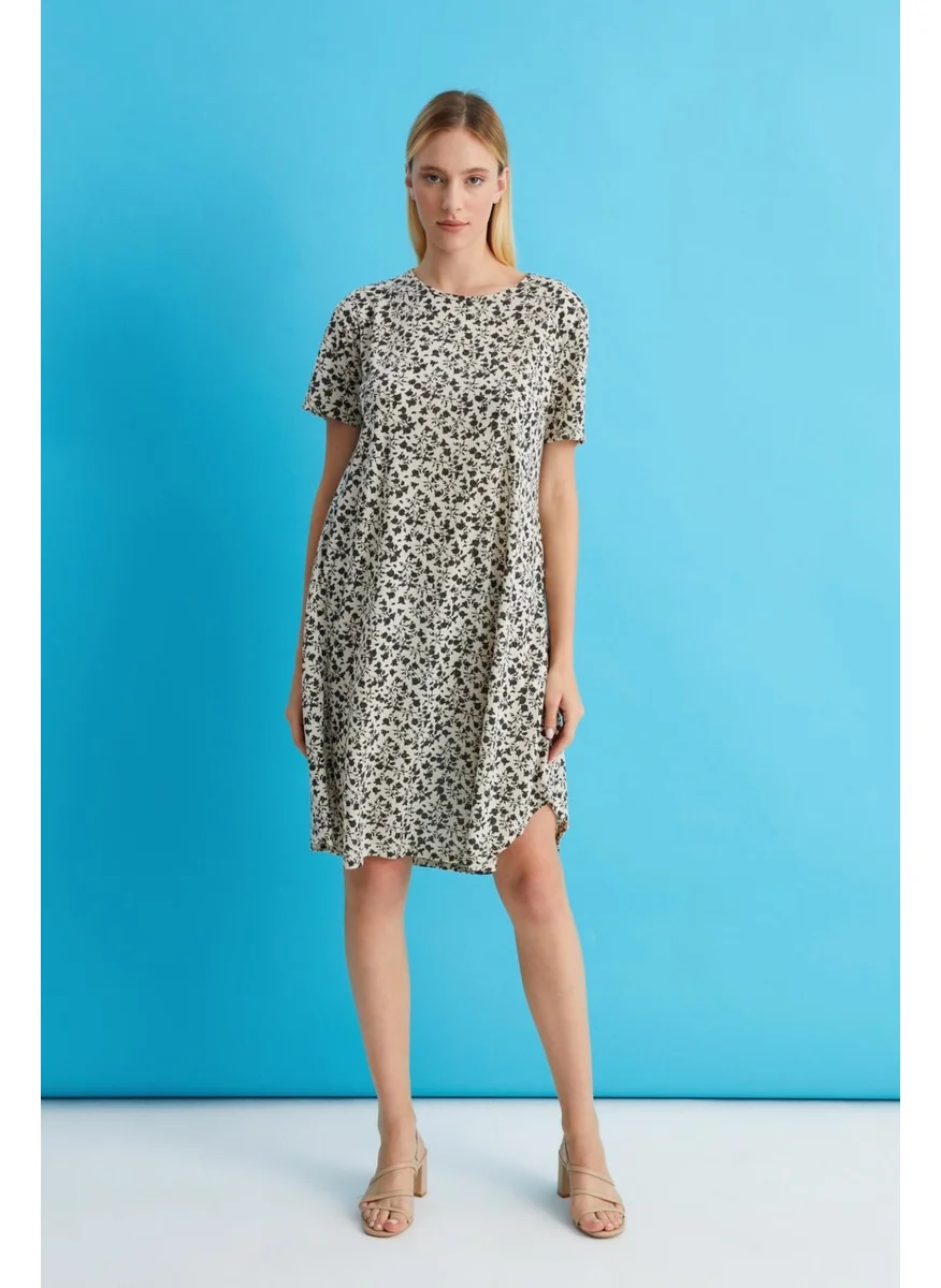 Alexander Gardi Patterned Casual Dress (B22-44100)