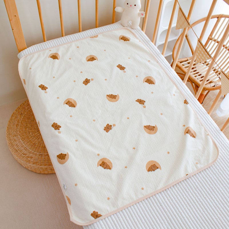 Baby Waterproof Washable Diaper Pad Neonatal Breathable Anti-Seepage Pad Baby Cotton Diaper Pad Aunt Pad Physiological Pad - Image 1