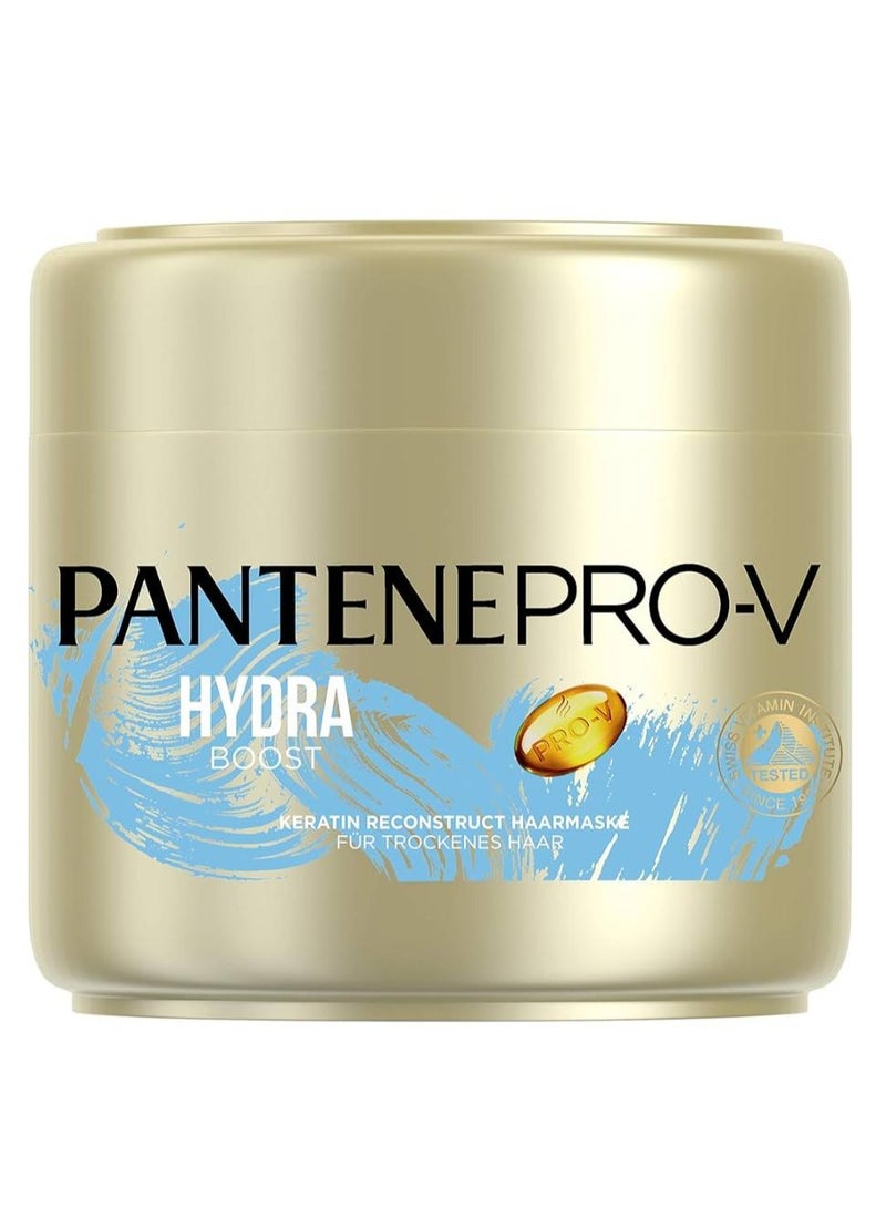 Pantene Pro-V Hydra Boost Keratin Reconstruct Hair Mask for Dry Hair Hair Mask Hair Care Dry Hair Gold 300 ml 