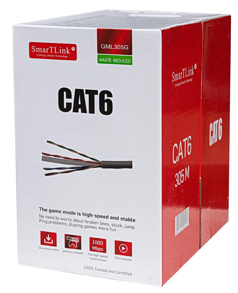 سمارت لينك كابل SMARTLINK 305 متر CAT6 إيثرنت LAN شبكة UTP - Image 1