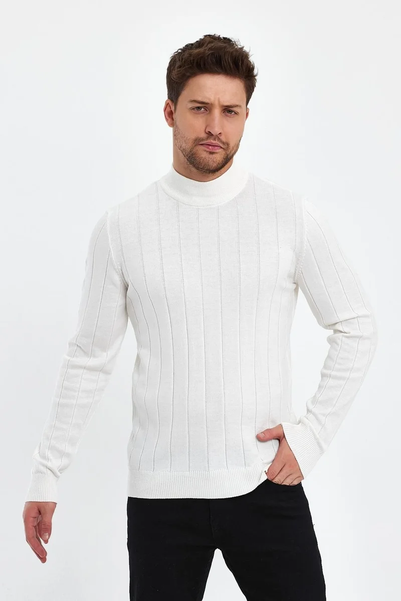 Alexander Gardi Half Turtleneck Regular Fit Knit Sweater (E23-6706)