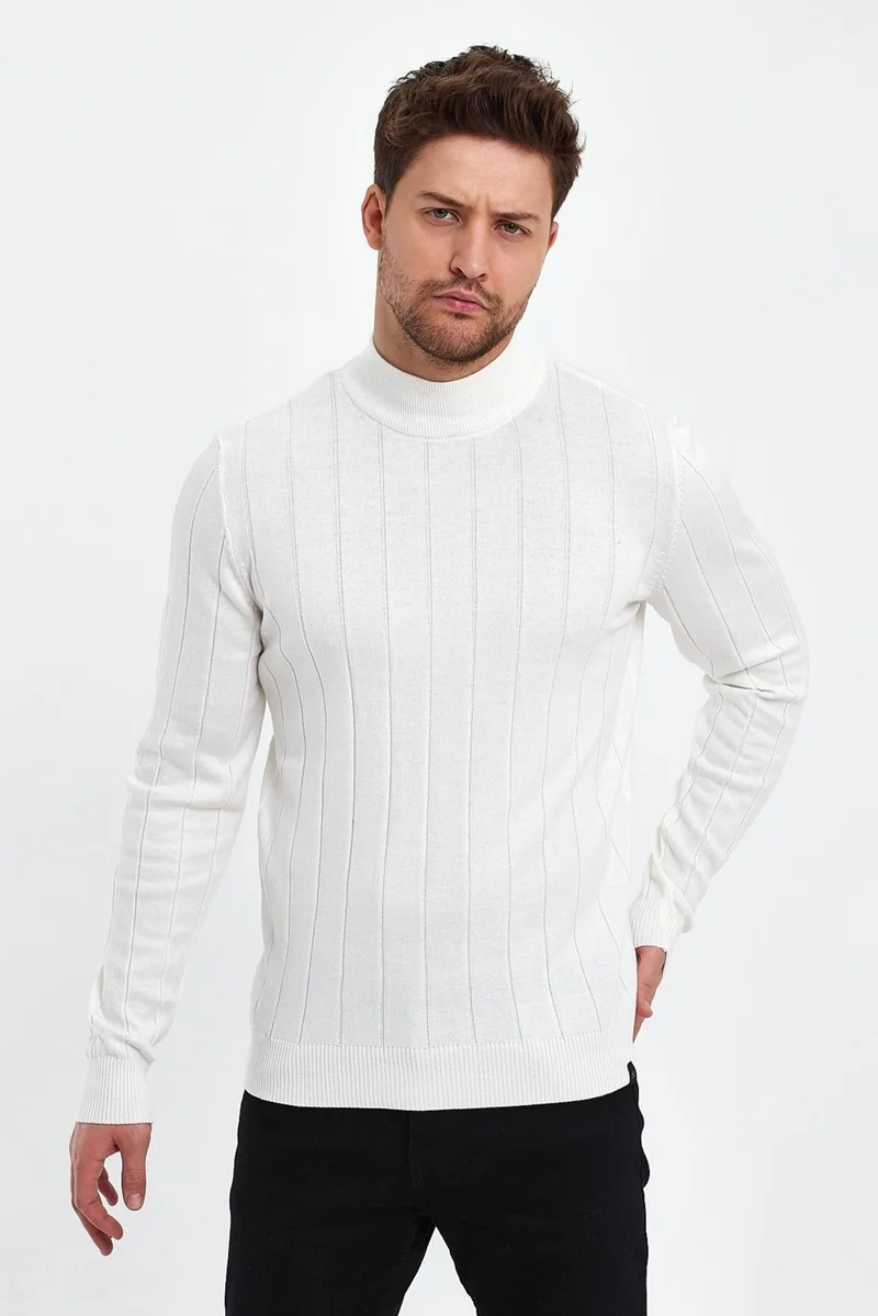 Alexander Gardi Half Turtleneck Regular Fit Knit Sweater (E23-6706)