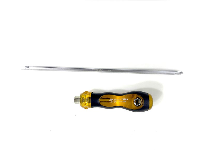 Jon Bhandari Tools 3-Way Interchangeable Screwdriver | Slotted & Phillips Head (6.3 x 250mm) | Heavy Duty Hand Tool for Home, Garage & Electrical Use - Image 2