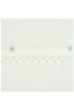 Bumble & Bird Bumble & Bird - Embroidered Duvet Cover & Pillowcase For Cot - Blue  - Image 2