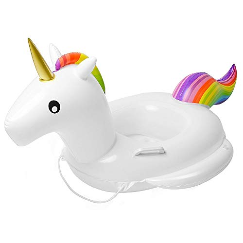 Flyboo Baby Pool Float Toddlers Floaties Infant Inflatable Swimming Ring with Handles for Kids Aged 1-6 Years - Image 4
