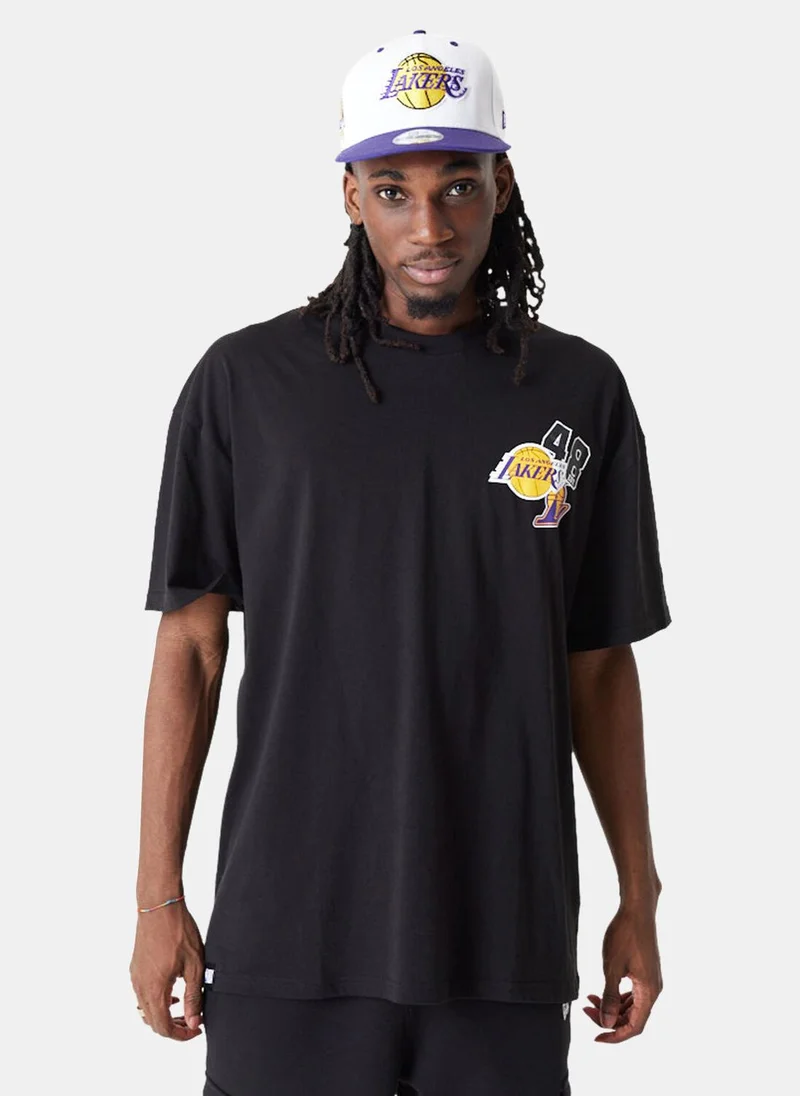 NEW ERA Men's NBA Arch Los Angeles Lakers Woodmark T-Shirt