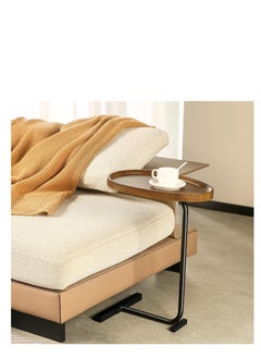 Y&D Small Side Table C Shaped End Table for Sofa and Bed, TV Tray Table with Metal Frame for Couch, Living Room, Bedroom  - Image 5