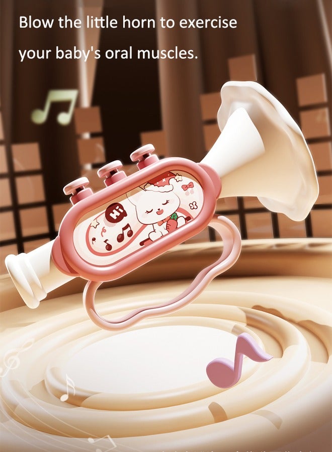 Aissiora 6pcs Rattle playset Infant early education musical instruments Hand clapping drum toys Rattle toys Odorless and non-toxic Can be bitten Early education music enlightenment - Image 4