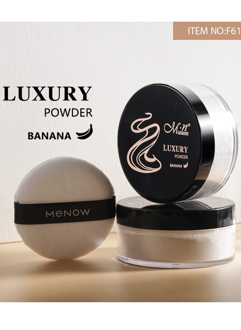Menow Luxury Loose Powder Pro Banana 10g - Transparent  - Image 4