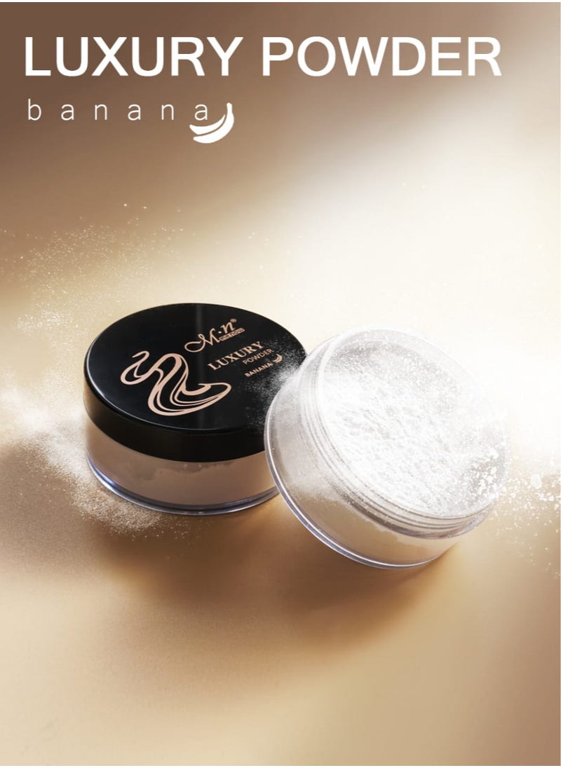 Menow Luxury Loose Powder Pro Banana 10g - Transparent  - Image 3