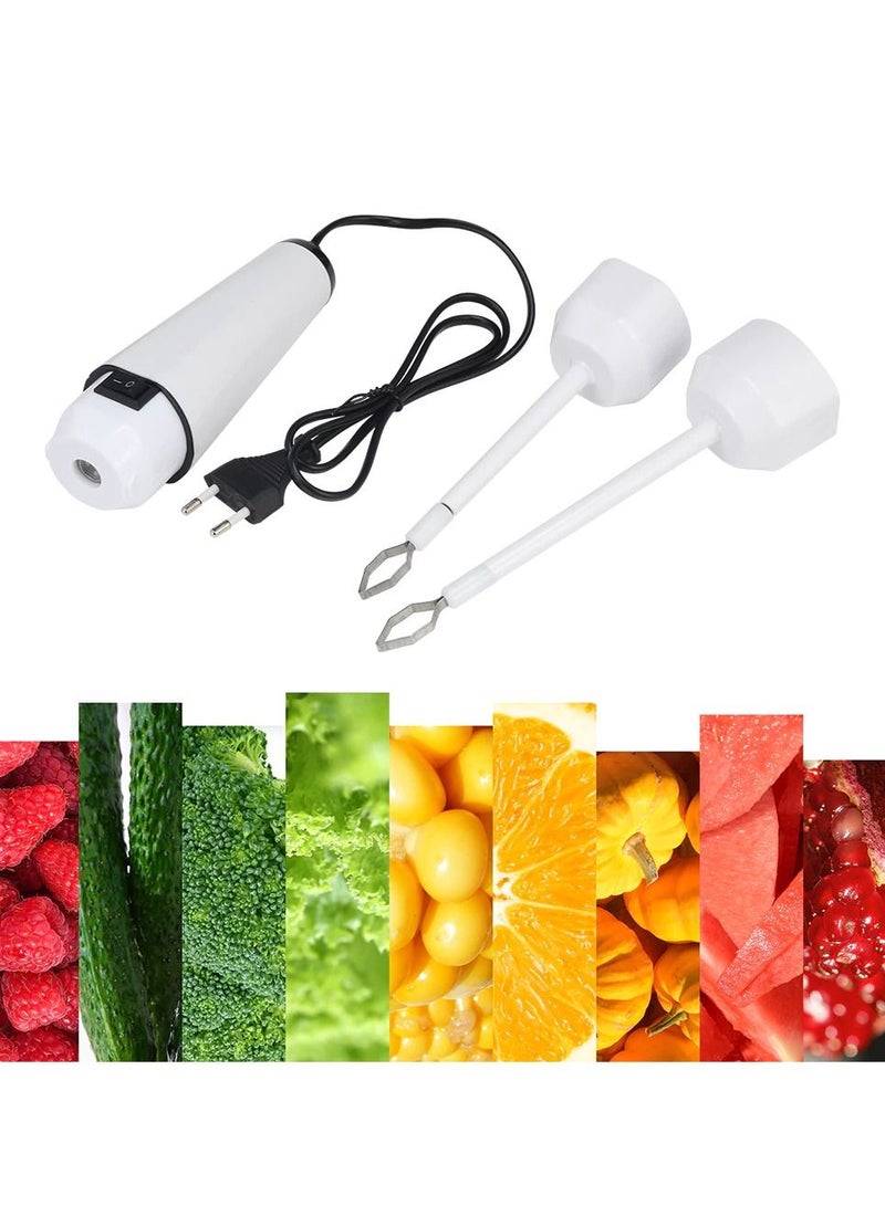 Household Electric Fruit Corer Vegetable Melon Drill Stirrer Spiralizer Kitchen Stainless Steel Corer Remover Kitchen Tools  - Image 2