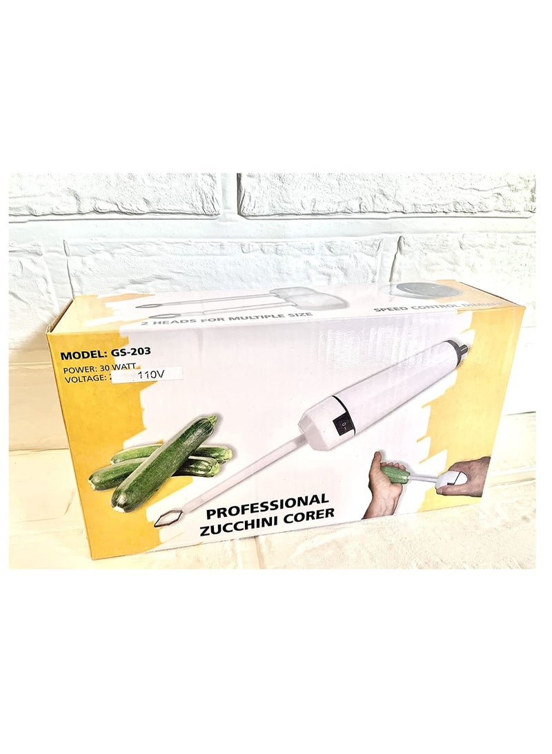 Household Electric Fruit Corer Vegetable Melon Drill Stirrer Spiralizer Kitchen Stainless Steel Corer Remover Kitchen Tools  - Image 1