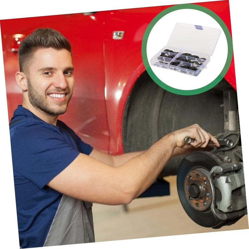 340Pcs Inner Tooth Lock Washers Assortment Kit Metal Fasteners For Axles Shafts And Securing Tasks - Image 4